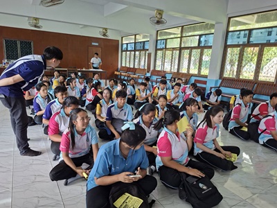 คอ.ออกแนะแนวประชาสัมพันธ์การศึกษาต่อ ประจำปีการศึกษา 2569 โรงเรียนบรรหารแจ่มใสวิทยา 6 อำเภอสามชุก จังหวัดสุพรรณบุรี