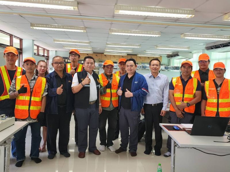 บุคลากร คอ.ร่วมเป็นผู้ทดสอบมาตรฐานฝีมือแรงงาน สาขาโปรแกรมเมเบิ้ลลอจิกคอนโทรลเลอร์ PLC ระดับ 1