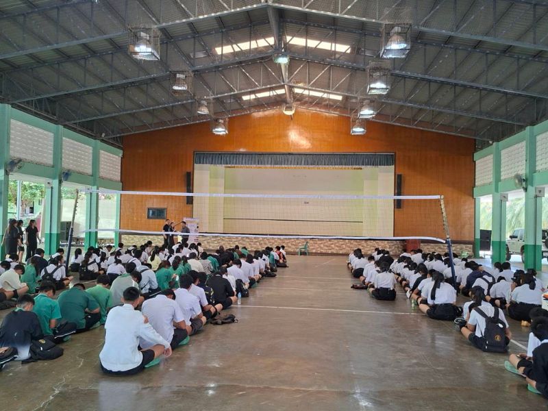 บุคลากร คอ.ออกแนะแนวการศึกษาต่อ ประจำปีการศึกษา 2569 โรงเรียนบางปลาม้า "สูงสุมารผดุงวิทย์"