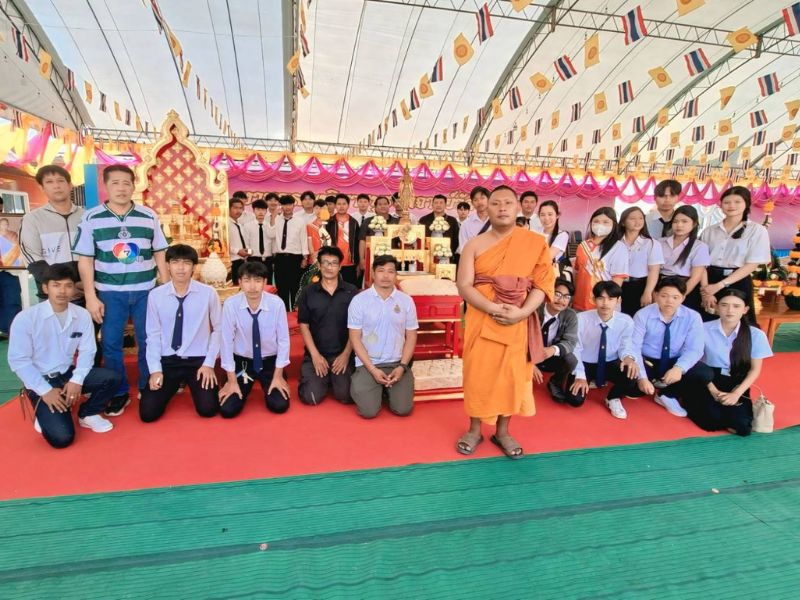 “จิตอาสาเพื่อสังคม บุคลากร คอ. ร่วมงานฉลองวันวิหารบูรพาจารย์”