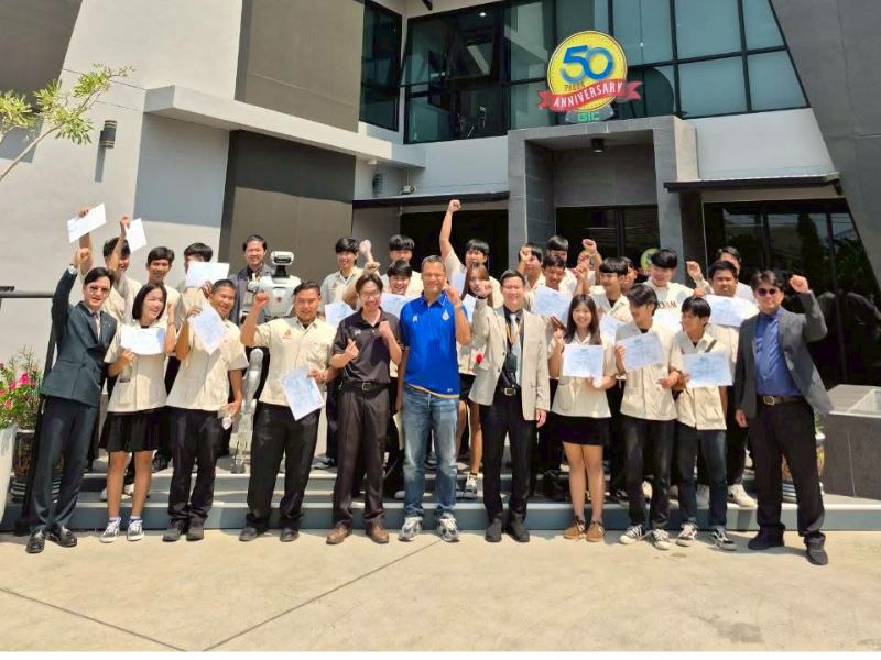 โครงการอบรมและศึกษาดูงานสถานประกอบการเพื่อพัฒนานักศึกษาในศตวรรษที่ 21 "สาขาวิขาวิศวกรรมเครื่องกล"