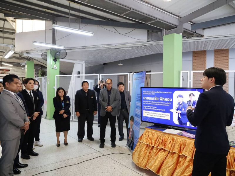 นักศึกษา คอ. เข้ารับการประเมินนและคัดเลือก “นักศึกษารางวัลพระราชทาน” ระดับอุดมศึกษา เขตภาคกลาง ประจำปีการศึกษา 2568
