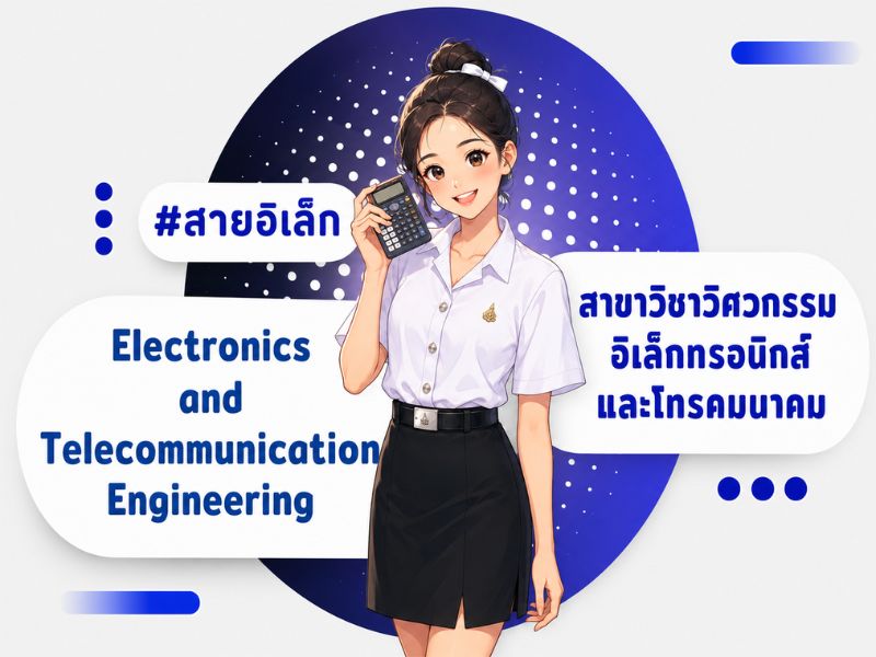 วิดีโอแนะนำสาขาวิชาวิศวกรรมอิเล็กทรอนิกส์และโทรคมนาคม
