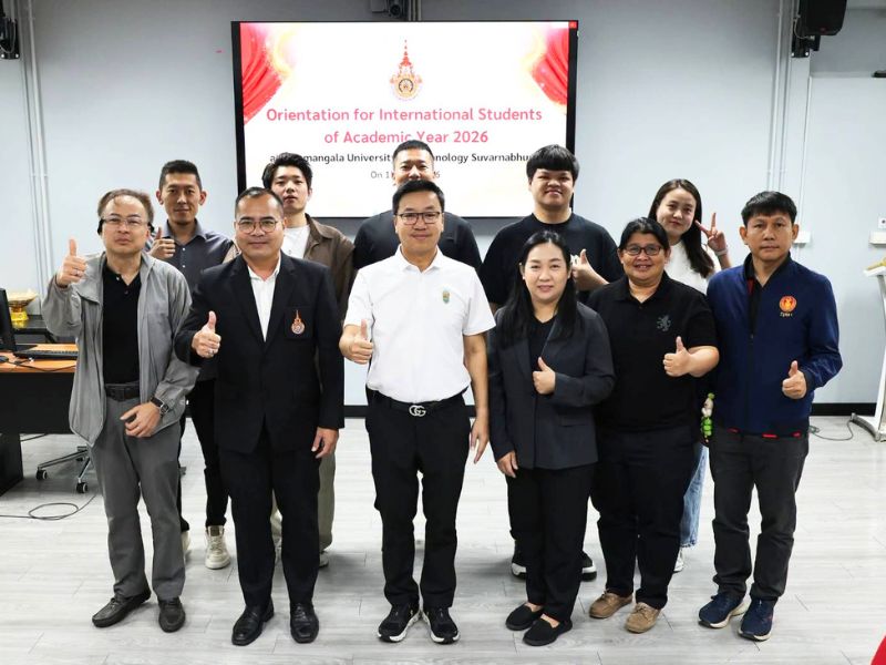ผู้บริหาร คอ. เข้าร่วมปฐมนิเทศนักศึกษาต่างชาติ หลักสูตรบริหารการศึกษา  คณะครุศาสตร์อุตสาหกรรม