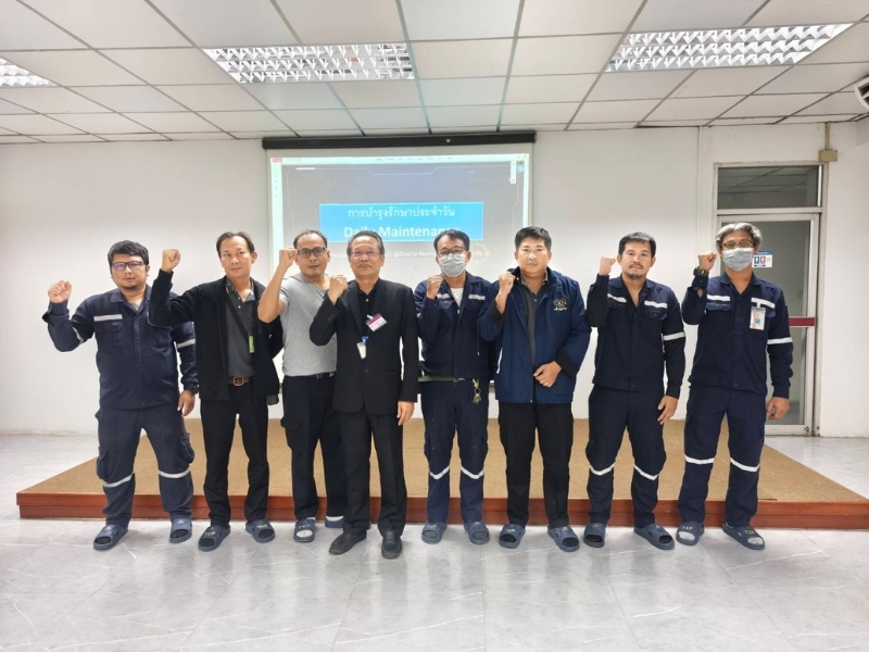 บุคลากร คอ. เป็นวิทยากรอบรมหลักสูตร Maintanance Daily PM ให้กับบริษัท ไอชิน ทากาโอกะ เอเชีย จำกัด