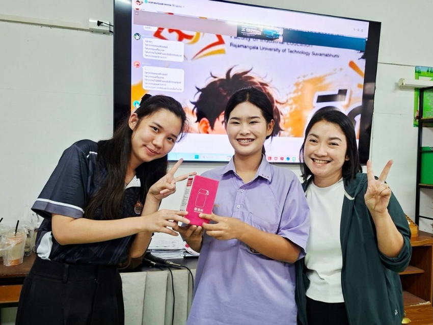 บุคลากร คอ. ออกแนะแนวการศึกษาต่อ ประจำปีการศึกษา 2570 โรงเรียนธรรมโชติศึกษาลัย อำเภอเดิมบางนางบวช จังหวัดสุพรรณบุรี (วันที่ 2)